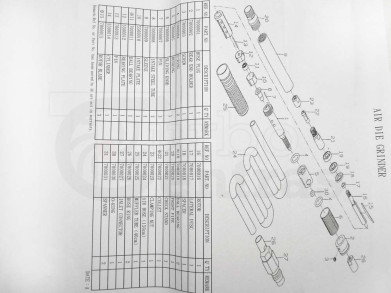 Pneumatic grinder OP-192K. Applicable for automobiles, electronics.