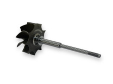 Shaft and wheel GA-02-0001