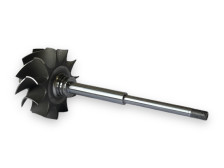 Shaft and wheel IH-02-0045