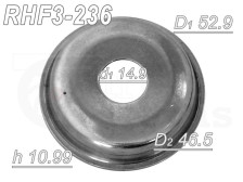 Heat shield IH-05-0006 RHF3-326