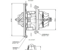 Rdzeń do turbosprężareki 3990323112C CHRA323102