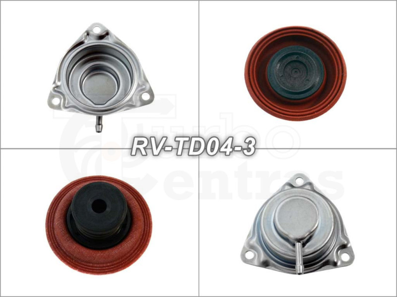 Recirculation valve vac. RV-TD04-3