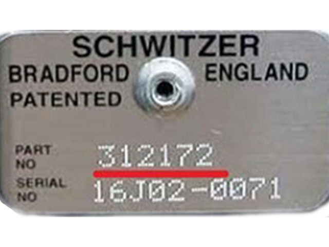 Номер турбины Schwitzer (2)